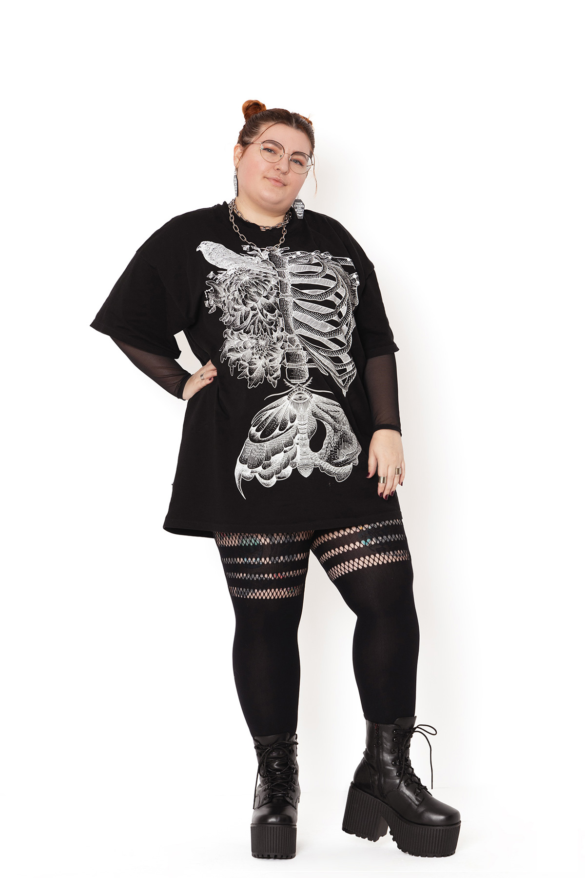 Sporty Stripes Hosiery - Styled 2