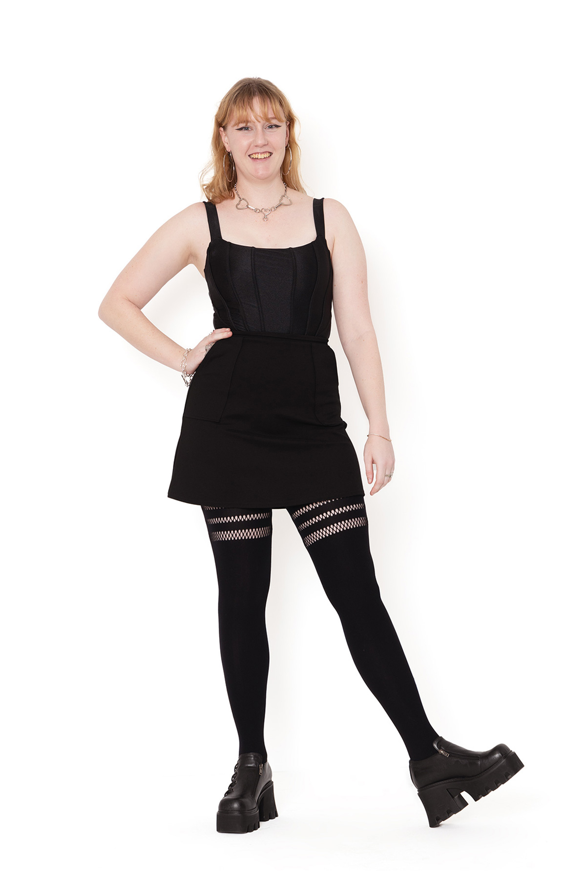 Sporty Stripes Hosiery - Styled 1