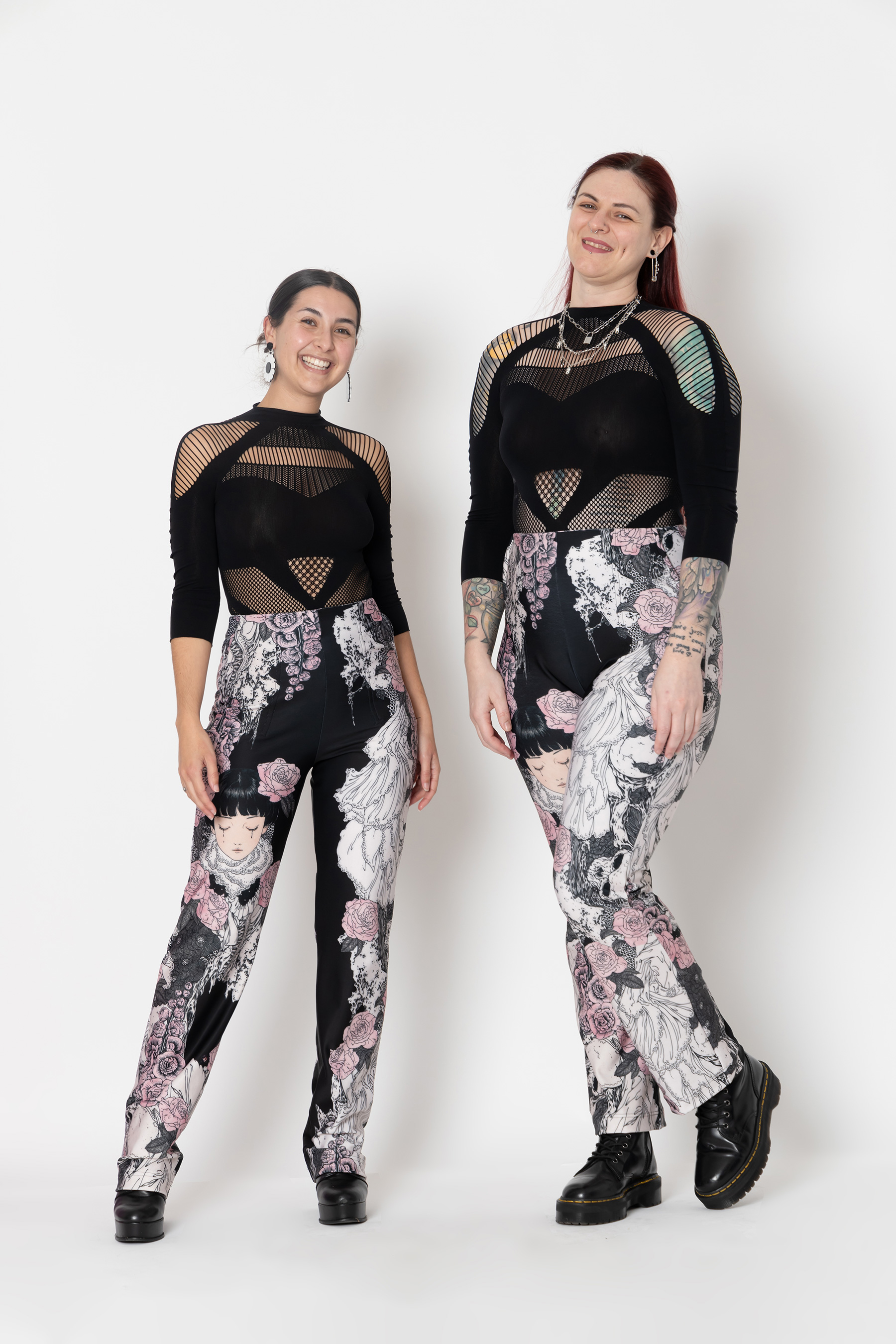 Takato Yamamoto Burial Games High Waisted Straight Leg Pants - Styled 2
