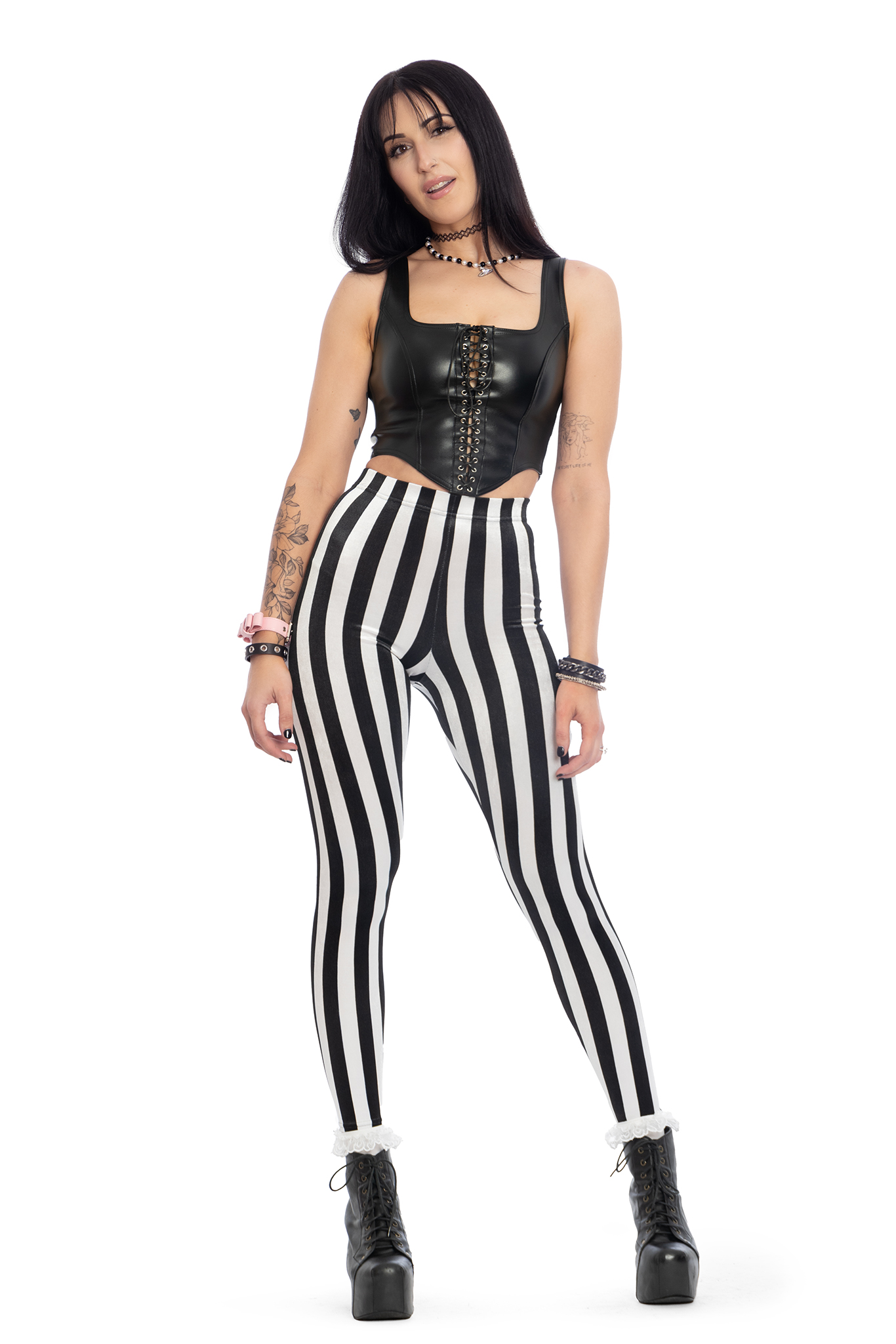 Ringleader Velvet High Waisted Leggings